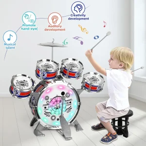 Mini Jazz Drum Set 6 Drums