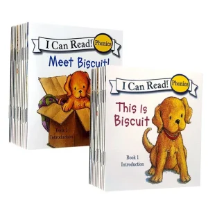 12 Books Biscuit Dog Series English Cartoon Books