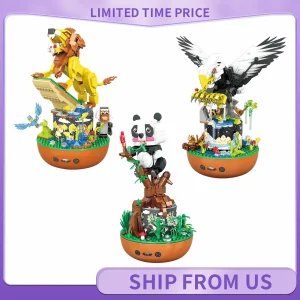 Building Block Music Box Animal Toy Bedlight