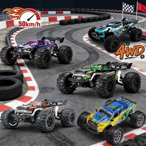 LED Remote Control Cars High Speed Drift Monster Truck for Kids